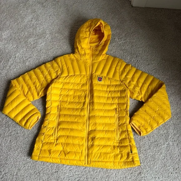 Fjallraven 1974 Expedition Lätt with Hoodie Yellow Medium Women’s - Picture 2 of 8